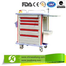 CE aprovado ABS Hospital Movable Trolley